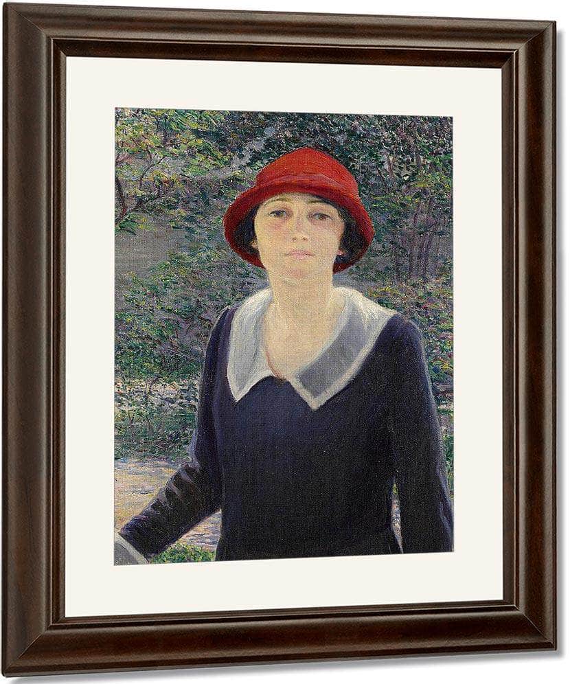 On A Balcony, Charleston, South Carolina By Lilla Cabot Perry Fine Art Print