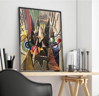 On Brooklyn Bridge Painting Albert Gleizes Canvas Art Fine Art Print