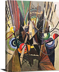 On Brooklyn Bridge Painting Albert Gleizes Canvas Art Fine Art Print