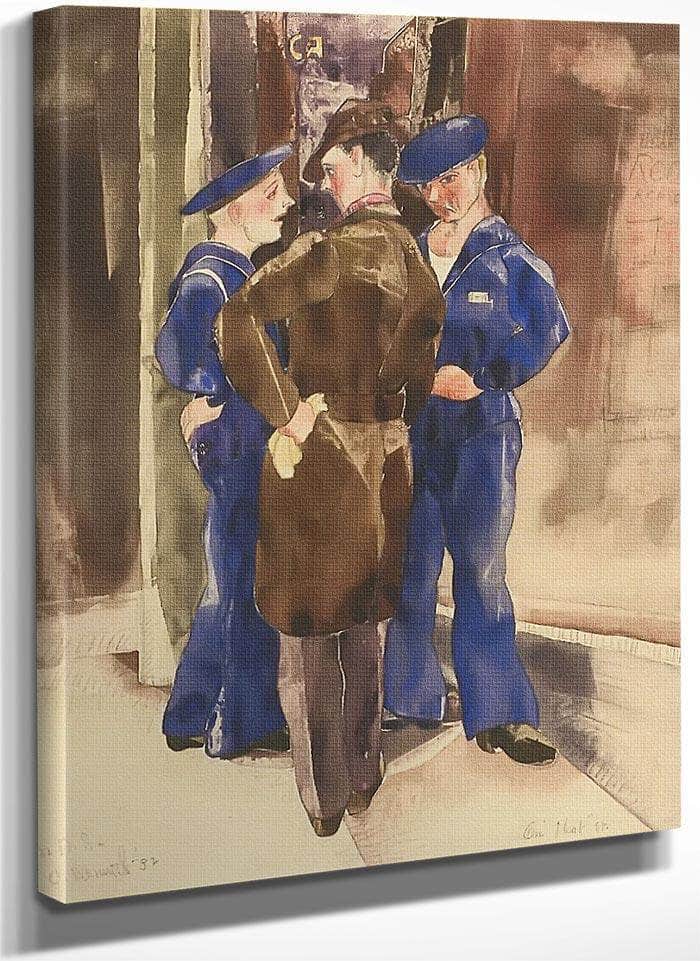 On That Street By Charles Demuth Fine Art Print