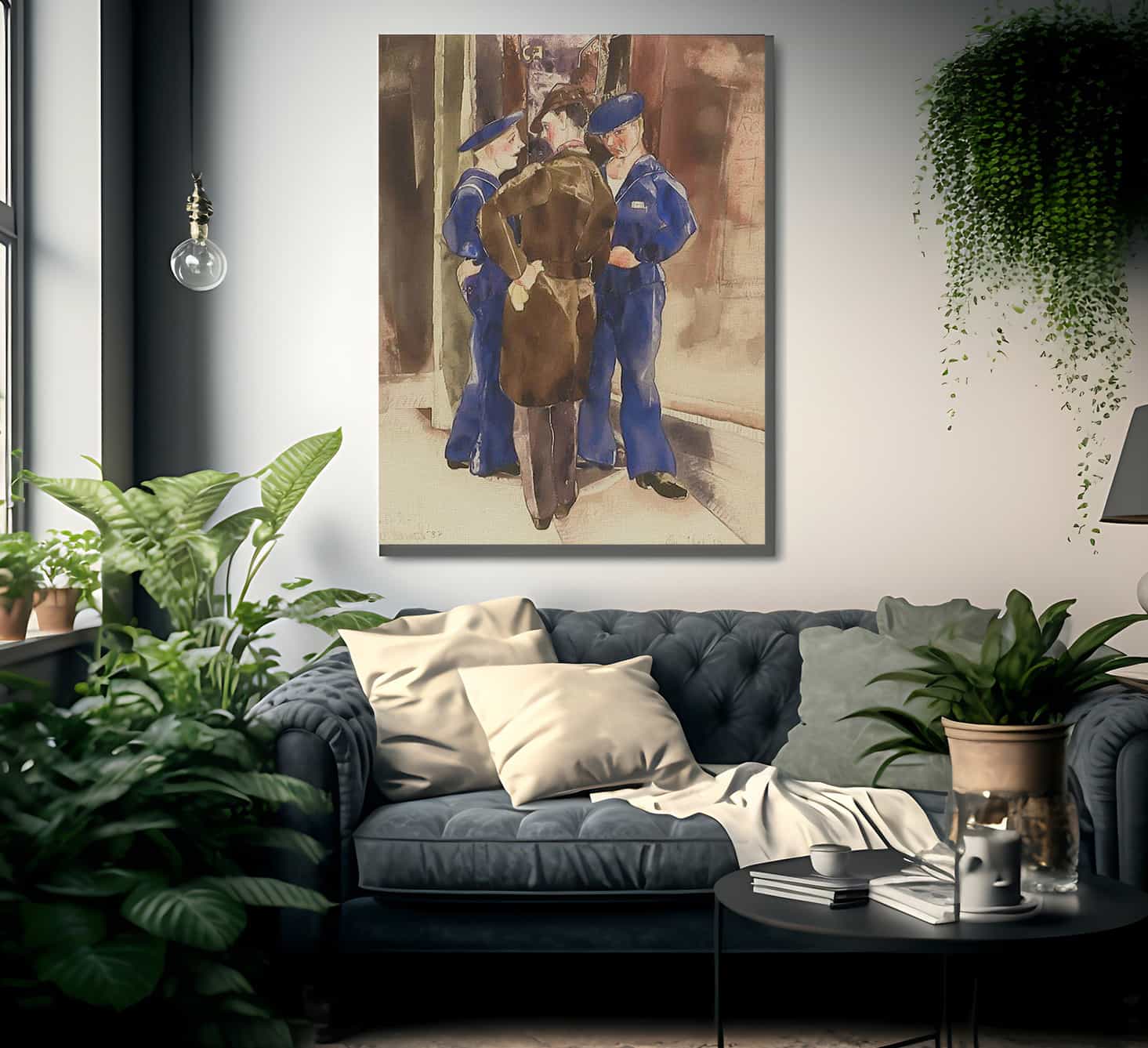 On That Street By Charles Demuth Fine Art Print
