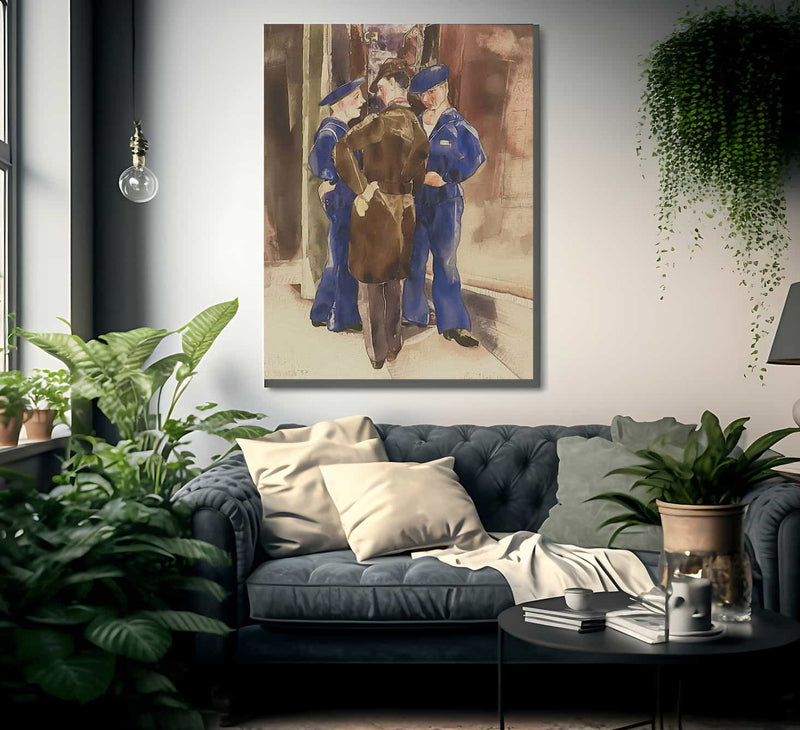 On That Street By Charles Demuth Fine Art Print