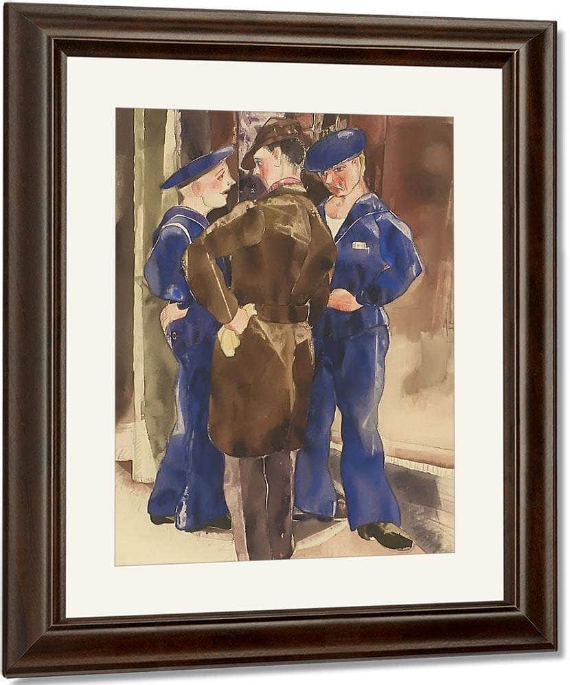 On That Street By Charles Demuth Fine Art Print
