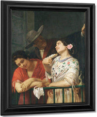 On The Balcony By Cassatt Mary Fine Art Print