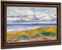 On The Cliffs By Pierre Auguste Renoir Fine Art Print
