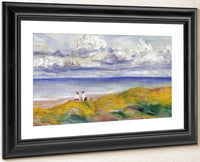 On The Cliffs By Pierre Auguste Renoir Fine Art Print