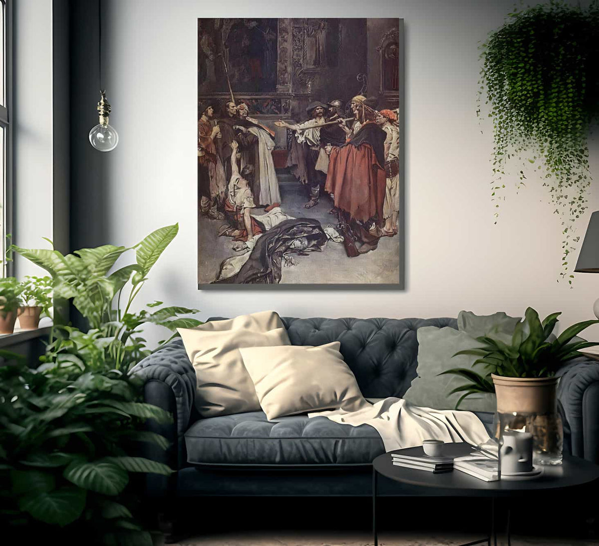 On The Edge Of The Ring Guardded Stood Brother Bartholome And The Carmellte By Howard Pyle Fine Art Print