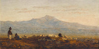 On The Roman Campagna By Sanford Robinson Gifford Fine Art Print