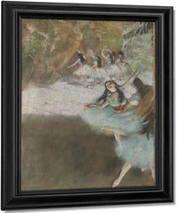 On The Stage By Edgar Degas Fine Art Print