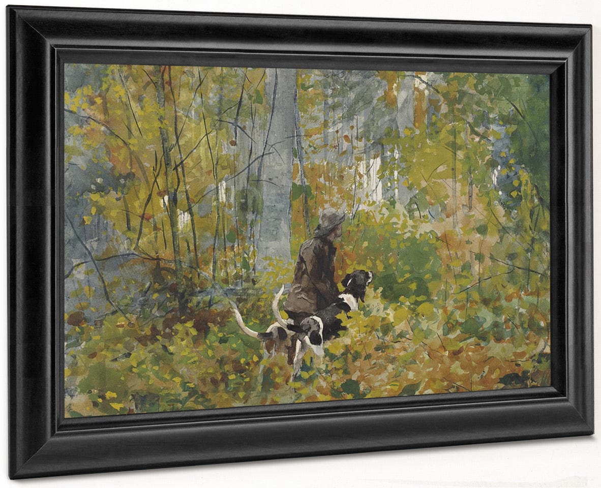 On The Trail By Winslow Homer Fine Art Print