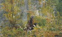 On The Trail By Winslow Homer Fine Art Print