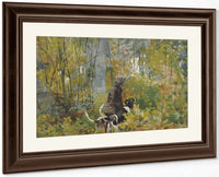 On The Trail By Winslow Homer Fine Art Print