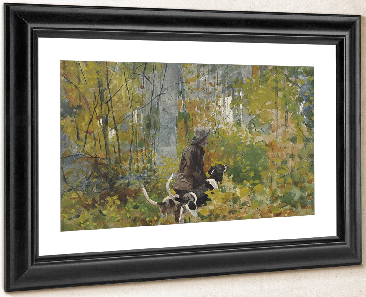 On The Trail By Winslow Homer Fine Art Print