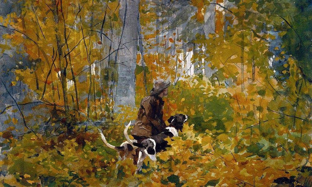 On The Trail By Winslow Homer Fine Art Print