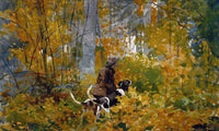 On The Trail By Winslow Homer Fine Art Print