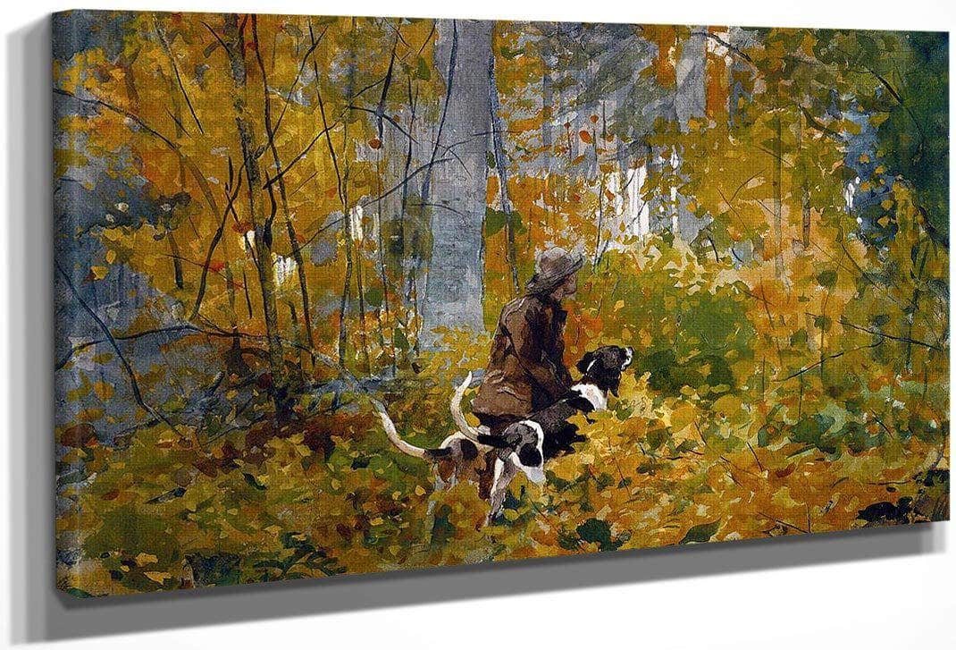 On The Trail By Winslow Homer Fine Art Print