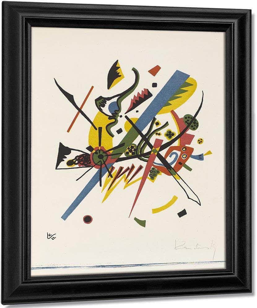 On White Ii 1923 By Wassily Kandinsky Fine Art Print