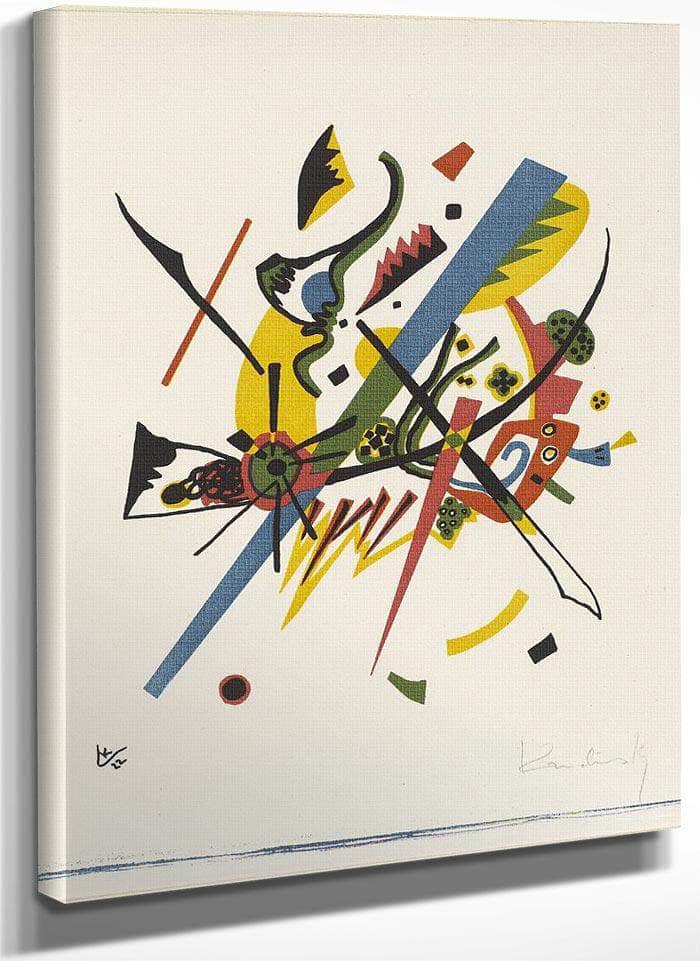 On White Ii 1923 By Wassily Kandinsky Fine Art Print