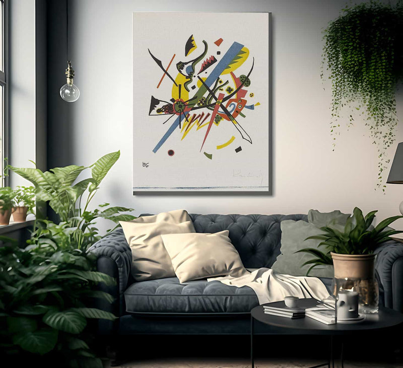 On White Ii 1923 By Wassily Kandinsky Fine Art Print