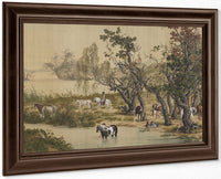 One Hundred Horses Detail 2 1728 By Giuseppe Castiglione Fine Art Print