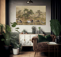 One Hundred Horses Detail 4 1728 By Giuseppe Castiglione Fine Art Print