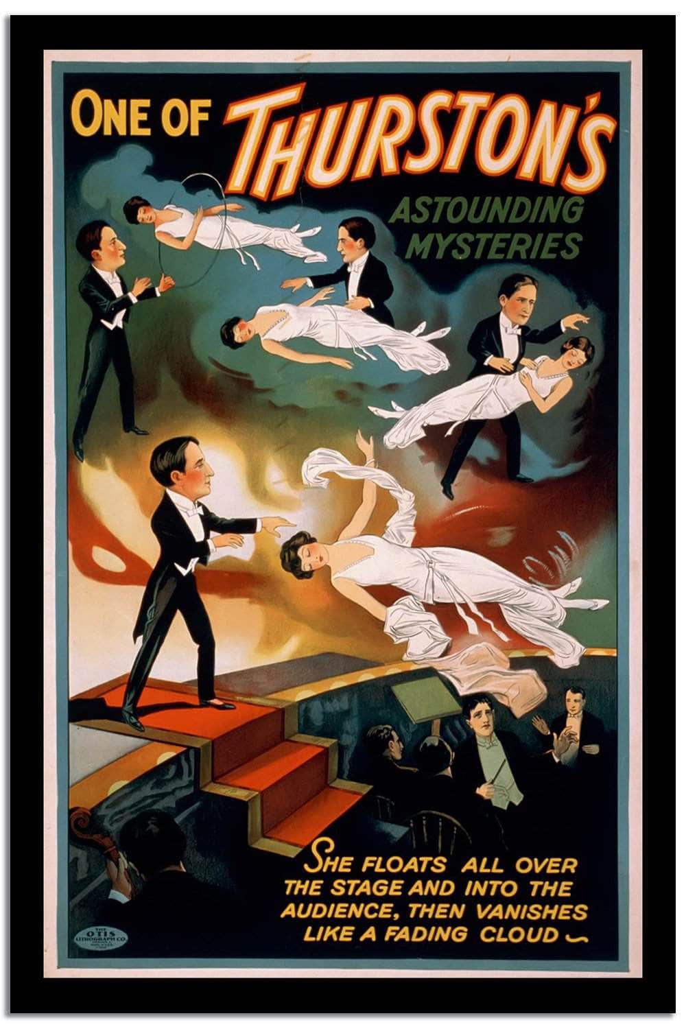 One Of Thurston  Vintage Circus Poster Fine Art Print
