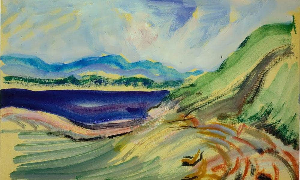 Ontario Blank By Drawing By Book By Untitled By Emily Carr Fine Art Print