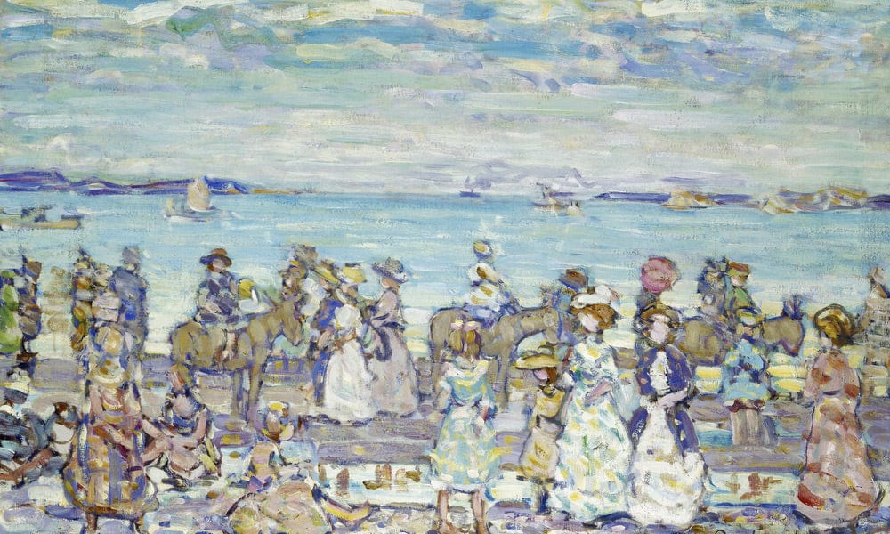 Opal Sea By Maurice Brazil Prendergast Fine Art Print