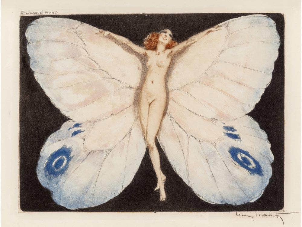 Open Wings 1936 By Louis Icart Fine Art Print