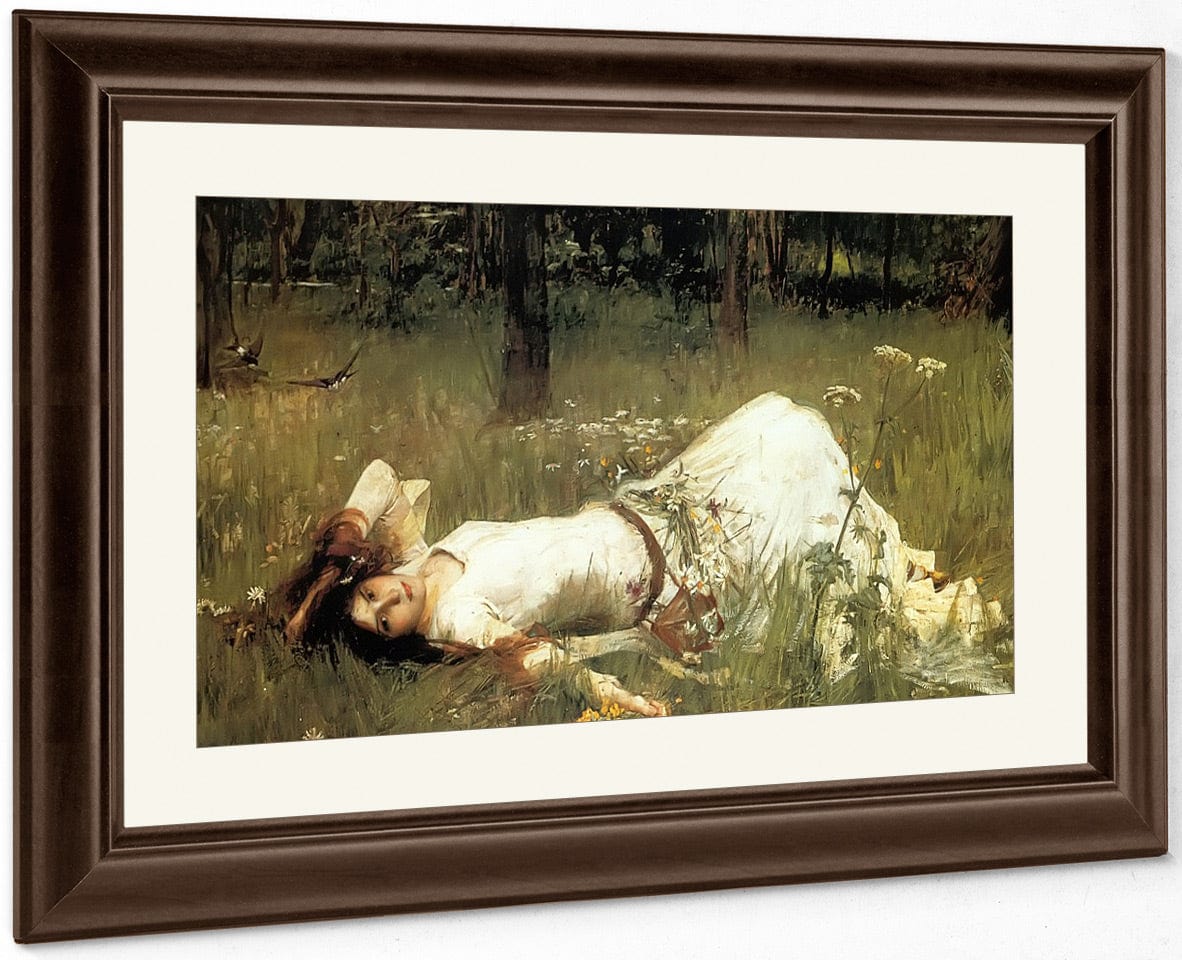 Ophelia 4 By John Waterhouse Fine Art Print