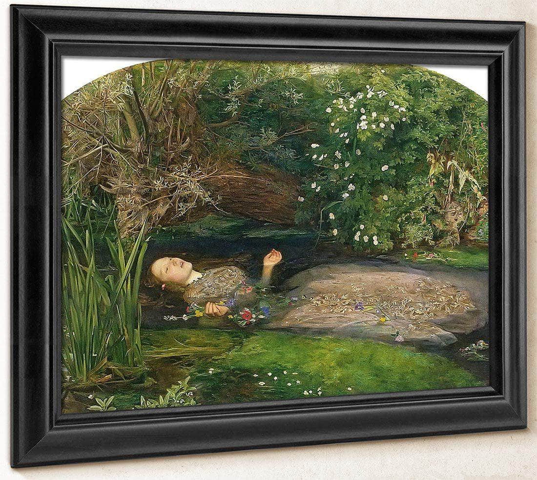 Ophelia By John Everett Millais Fine Art Print
