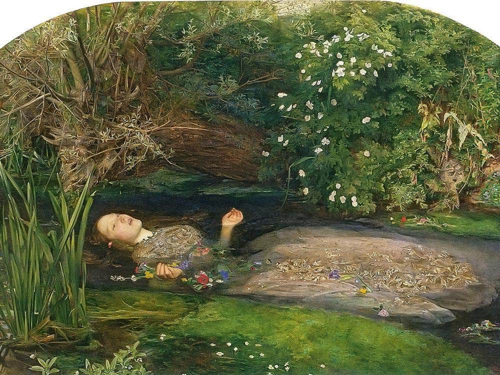 Ophelia By John Everett Millais Fine Art Print