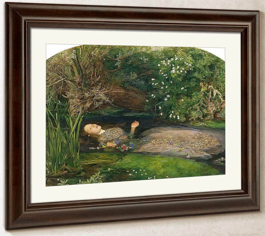Ophelia By John Everett Millais Fine Art Print