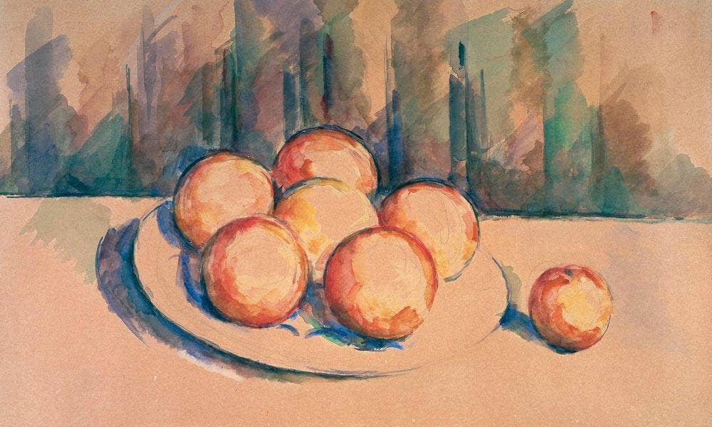 Oranges On A Plate By Cezanne Paul Fine Art Print