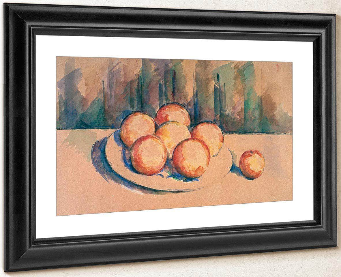 Oranges On A Plate By Cezanne Paul Fine Art Print