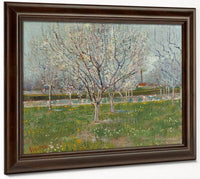 Orchard In Blossom (Plum Trees) By Vincent Van Gogh Fine Art Print