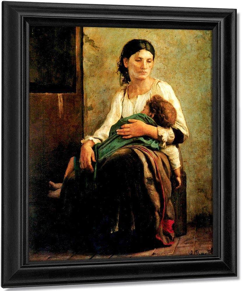 Orfandad 1885 By Cristobal Rojas Poleo Fine Art Print