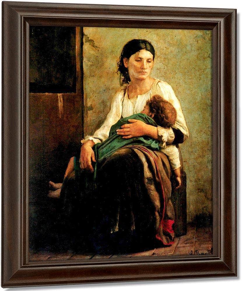 Orfandad 1885 By Cristobal Rojas Poleo Fine Art Print