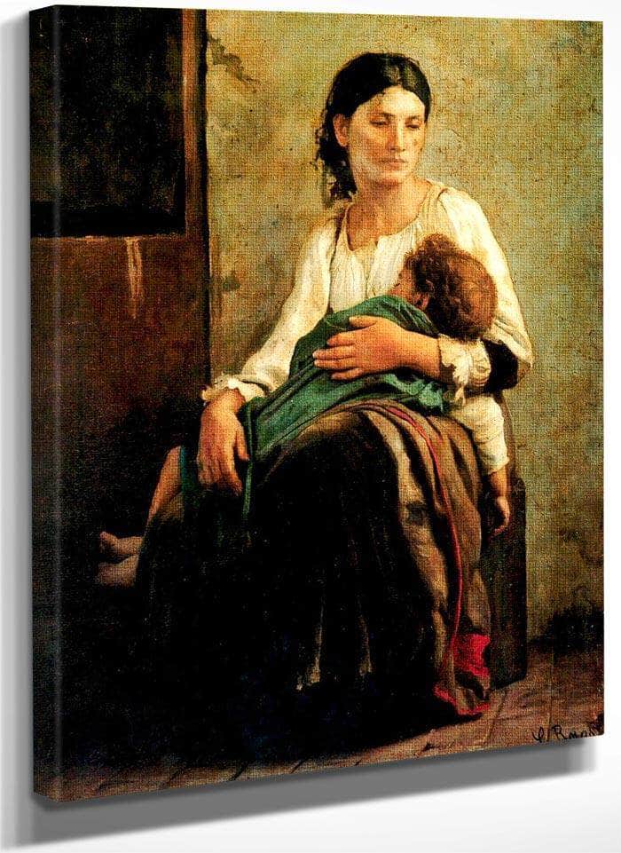 Orfandad 1885 By Cristobal Rojas Poleo Fine Art Print