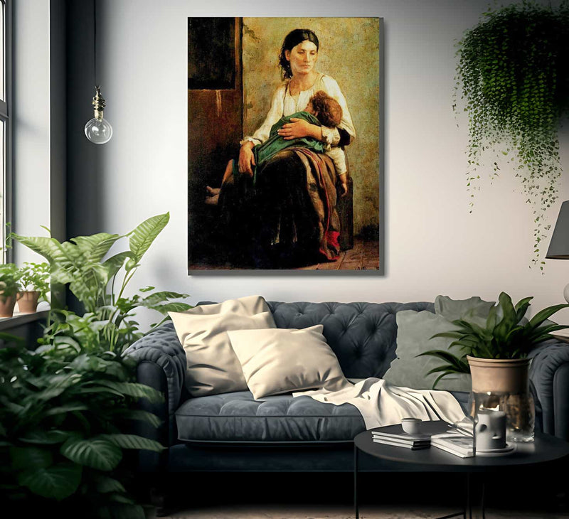 Orfandad 1885 By Cristobal Rojas Poleo Fine Art Print