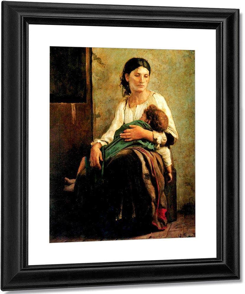 Orfandad 1885 By Cristobal Rojas Poleo Fine Art Print