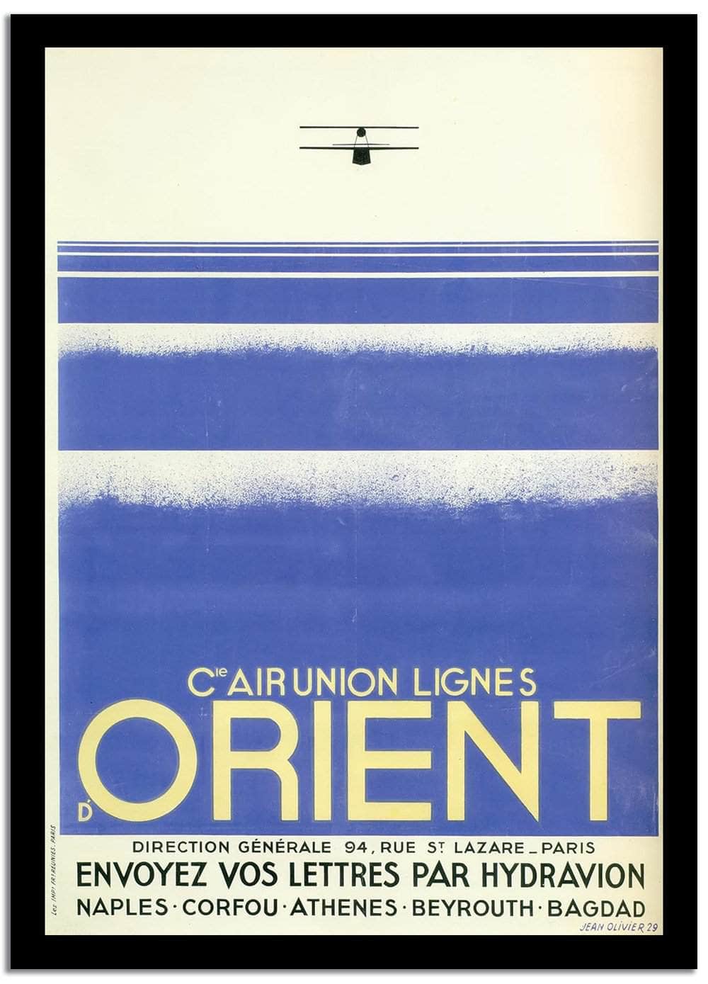 Orient  Vintage Poster Fine Art Print