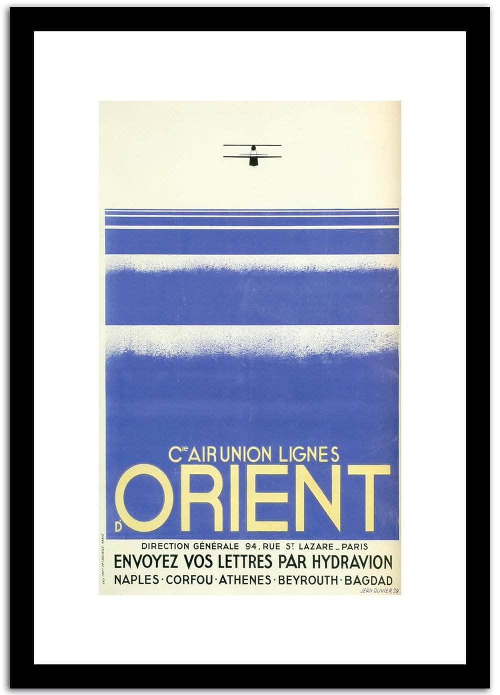 Orient  Vintage Poster Fine Art Print
