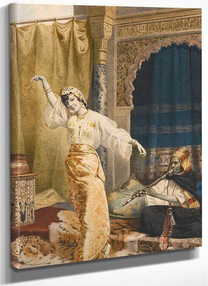 Oriental Dancer By Vincent Stiepevich Fine Art Print