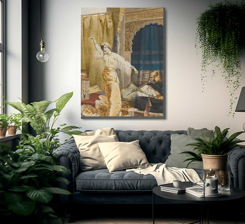 Oriental Dancer By Vincent Stiepevich Fine Art Print