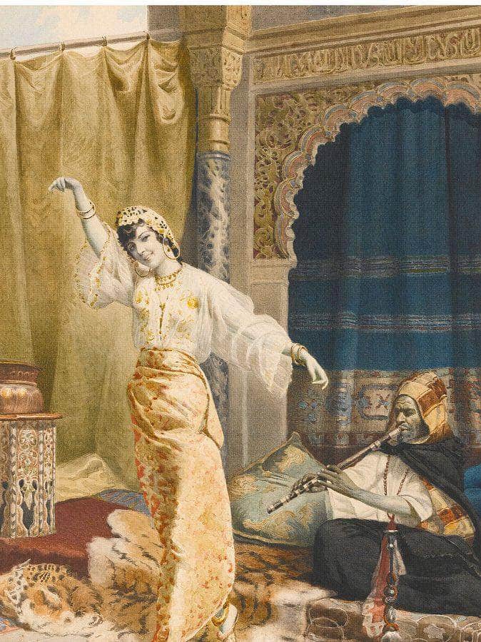 Oriental Dancer By Vincent Stiepevich Fine Art Print