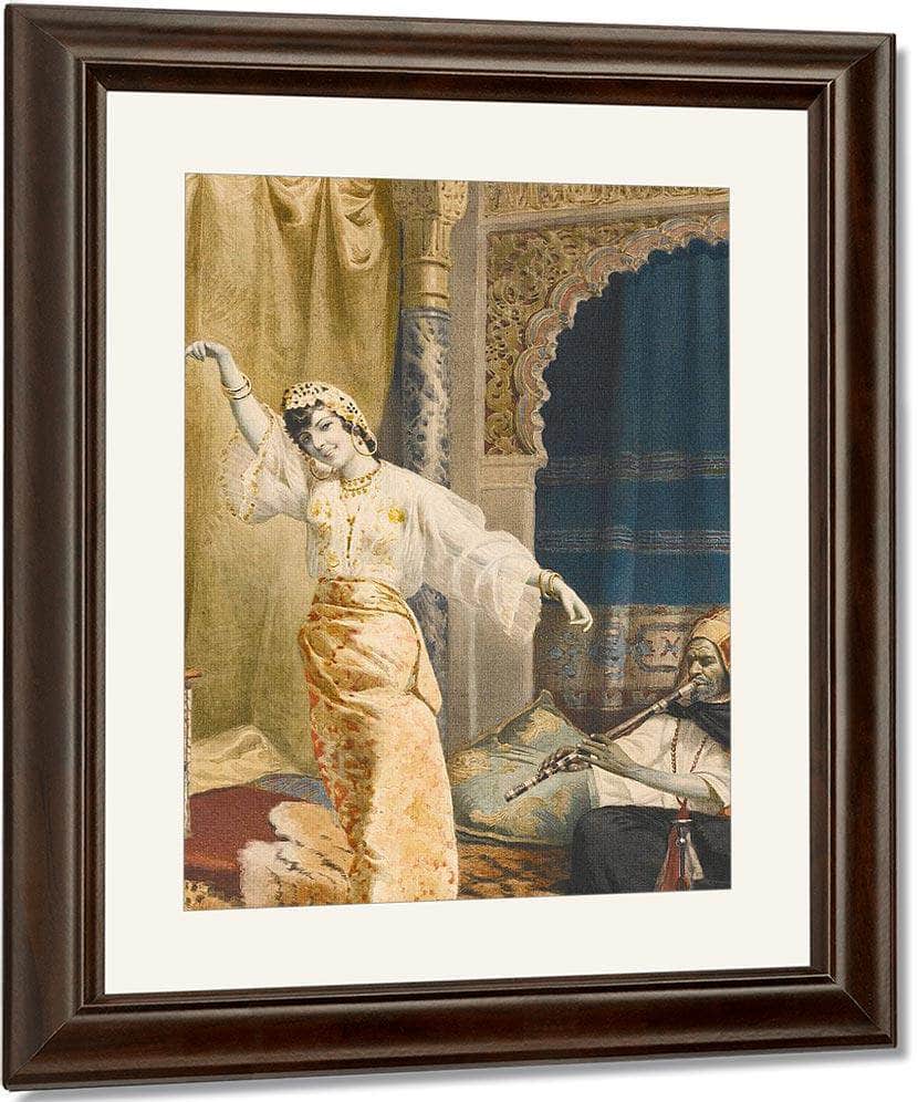 Oriental Dancer By Vincent Stiepevich Fine Art Print