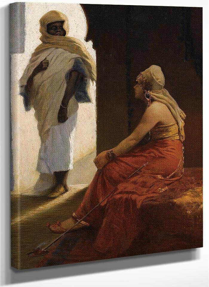 Oriental Scene By Vincent Stiepevich Fine Art Print