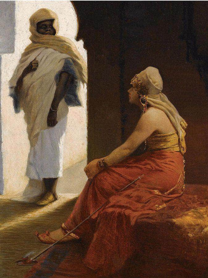 Oriental Scene By Vincent Stiepevich Fine Art Print