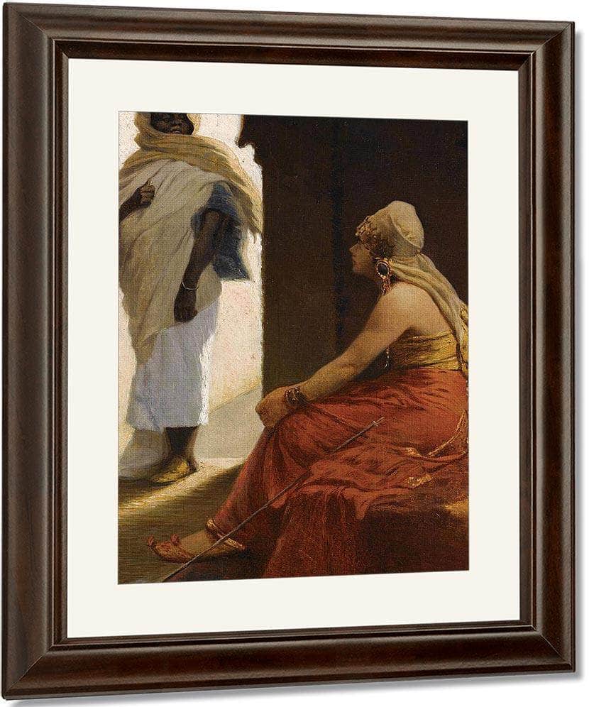 Oriental Scene By Vincent Stiepevich Fine Art Print